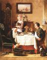 Romantic scenes in art and painting - A Satisfying Meal :: Charles Meer Webb