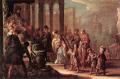 Bible scenes in art and painting - Esther before Ahasuerus :: Claude Vignon 