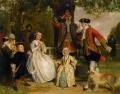 Romantic scenes in art and painting - The Unwilling Salute :: John Callcott Horsley